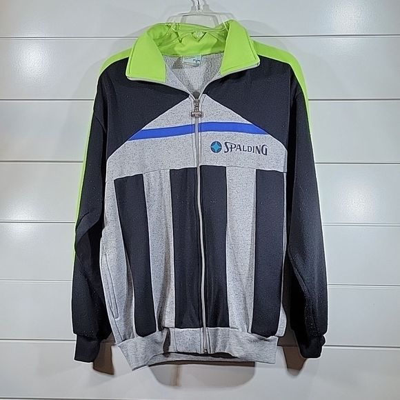 Spalding Other - Vintage SPALDING Sport Track Jacket zip up Sweater